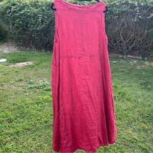 CP SHADES 100% LINEN DRESS